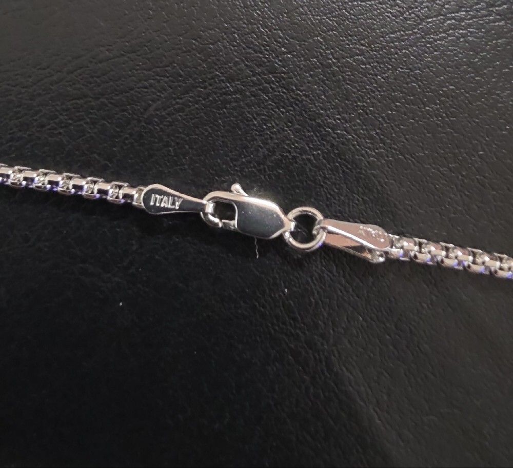 Silver Rolo Necklace - Picture 6 of 9